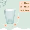 4er Set Orchideentopf Transparent Orchideen Übertopf Produktbild-Vorschau 2