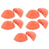 A collage of orange shoe toe inserts. Produktbild-Vorschau