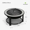 Blumfeldt Merano Circolo Feuerschale - 3-in-1 Feuerschale Produktbild-Vorschau 8