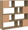 vidaXL Libreria/divisorio Artisan in rovere 105x24x102 cm Anteprima dell’immagine prodotto 6