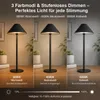 LED Tischlampe kabellos mit Akku - 360° Drehbar Touch Produktbild-Vorschau 2