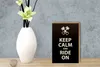 Holzschild Spruch 12x18cm Keep calm and ride on Produktbild-Vorschau 5