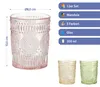Trinkglas 12er Set 'Mandala' Ø8x10cm 300ml Glas rosa grün Produktbild-Vorschau 2