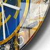DEQORI Glasuhr Ø30 cm Zahlen 'Wappen Real Madrid' Wanduhr Produktbild-Vorschau 5