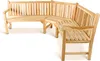 Gartenmöbel Set 4tlg mit Eckbank Teak Gartentisch Produktbild-Vorschau 6
