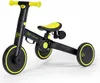 A product shot of a black and yellow children's tricycle/balance bike. Podgląd zdjęcia produktu