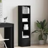 vidaXL Regál na knihy vzhled černého dubu 31x24x127 cm Náhled obrázku produktu 3
