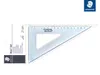 STAEDTLER triangolo da disegno 31cm 60/30 gr. tr.bl Anteprima dell’immagine prodotto 3