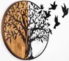 Wallity Tree And Birds, Obrázek, Kov, Dřevo, Černá, 1,5 mm Náhled obrázku produktu 8
