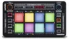 A top-down view of a DJ controller with illuminated pads. Produktbild-Vorschau