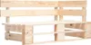 vidaXL Outdoor-Eckbank Paletten Holz Produktbild-Vorschau 5