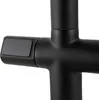 A close-up shot of a black kitchen faucet. Podgląd zdjęcia produktu