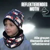 HECKBO Winter 360° Reflektor Kinder Mütze & Loop Schal Set Produktbild-Vorschau 4