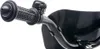 A close-up view of a bicycle handlebar grip and handguard. Produktbild-Vorschau