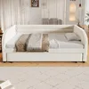Letto a giorno Merax 90x200 cm, imbottito con spazio Anteprima dell’immagine prodotto 2