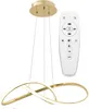 tooLight Pendellampe App394-Cp Modern Gold Led + Produktbild-Vorschau 1
