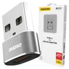 DUDAO L16AC USB-C to USB adapter, USB A, USB C, Grau Produktbild-Vorschau 1