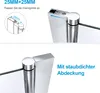 Heilmetz Cabine de douche 80x80x185cm Porte battante Cabine Voir les images du produit 2