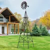 COSTWAY Windrad, Höhe 253cm, wetterfeste Windmühle Metall, Produktbild-Vorschau 8