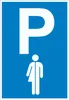 Parkplatz Transgender Schild A4 (210x297mm) Produktbild-Vorschau 1