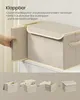 SONGMICS Aufbewahrungsbox 3er Set mit Deckel, Faltbare und Produktbild-Vorschau 5