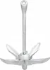 A silver folding anchor is shown against a white background. Náhľad obrázku produktu