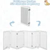 COSTWAY barriera recinzione cani alta 89cm, 4 pannelli Anteprima dell’immagine prodotto 5