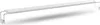 A white LED lamp with silver metal clips for mounting, shown against a white background. Podgląd zdjęcia produktu