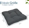 Coussin Beautissu Lounge Outdoor Gris XLuna, 40 x 40 cm Voir les images du produit 3