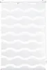 A white roller blind with a wave pattern is shown against a white background. Produktbild-Vorschau