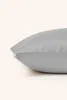 Satin Kissenbezug 100% Baumwolle 50X60 Grau Produktbild-Vorschau 4