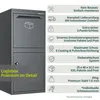 LOGIXBOX XXL Paketbriefkasten – Großes Fach für Pakete Produktbild-Vorschau 12