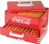 A red Coca-Cola branded hot dog roller and bun warmer. Anteprima dell’immagine prodotto
