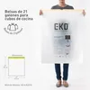 Sacs poubelle EKO résistants à la déchirure, avec cordon de Voir les images du produit 11