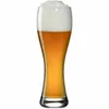 A clear glass of beer with a frothy head, isolated on a white background. Produktbild-Vorschau