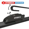 HYBROX FRONT Scheibenwischer kompatibel mit Hyundai - i10 Produktbild-Vorschau 3