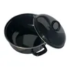 Braadpan emailliert schwarz - klassische Schmortopf 24 cm Produktbild-Vorschau 4