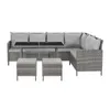 SVITA MADISON Polyrattan Lounge Gartenmöbel Rattan Set in Produktbild-Vorschau 5