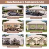 Gazebo pieghevole COSTWAY 3x6 m con 4 pareti laterali, Anteprima dell’immagine prodotto 5