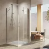 EMKE Duschkabine 100x90x195cm Eckeinstieg Dusche, Duschtür Produktbild-Vorschau 1