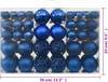 vidaXL 100dílná sada vánočních cetek Blue Náhled obrázku produktu 6