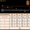 Mittelalter Ledergürtel mit Messingschnalle Braun 101 cm Produktbild-Vorschau 3