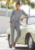 VIVANCE V-Ausschnitt-Pullover grau-meliert Größe 40/42 Produktbild-Vorschau 5