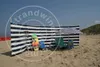 Paravento da spiaggia 5 m blu navy/bianco in Poliacrilico - Anteprima dell’immagine prodotto 3