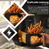Fritéza na horúci vzduch 6 l Airfryer 2400 W, 6 programov, Náhľad obrázku produktu 5