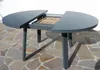 ALEOS. Aluminium Glas Teakholz Gartentisch rund Produktbild-Vorschau 5
