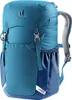 A teal and blue Deuter Junior backpack is shown against a white background. Voir les images du produit