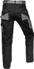 The back view of a pair of black work pants with gray accents and multiple pockets. Náhled obrázku produktu