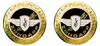 Set Zündapp Emblem Motiv 'Lorbeer' in Gold, Schwarz für den Produktbild-Vorschau 1