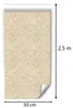 Selbstklebende Tapete Möbelfolie Beige Struktur Muster Produktbild-Vorschau 4